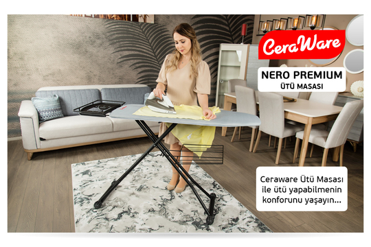 Ceraware Nero Premium Ütü Masası - Ütü Masası Fiyatları - Ütü Masası  Çeşitleri