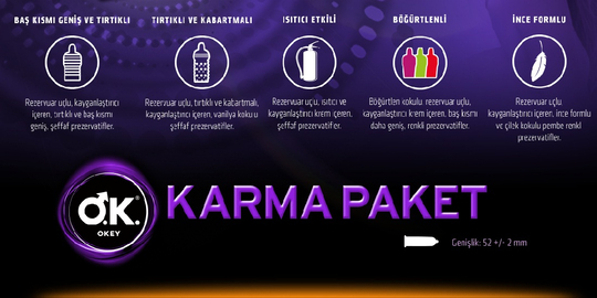 Prezervatif Okey Karma Paket