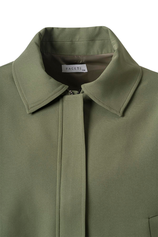 Haki Vatkalı Kısa Bomber Ceket HAKİ