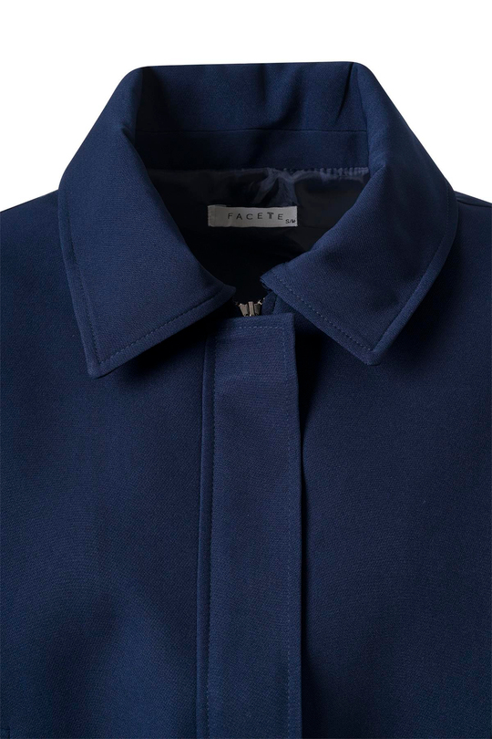 Lacivert Vatkalı Kısa Bomber Ceket LACİVERT