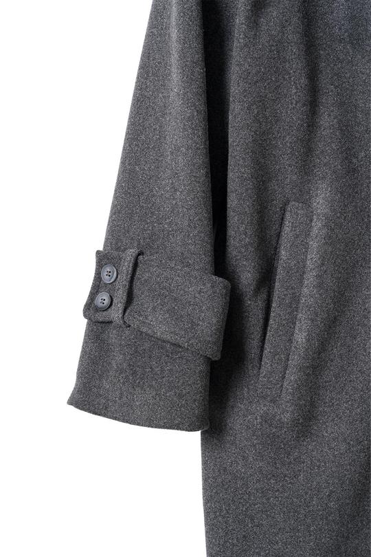 Linea Apoletli Uzun Kaşe Kaban Antrasit