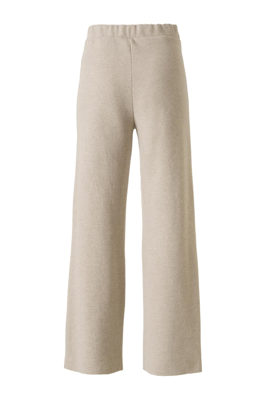 Şardonlu Kolsuz Bluz Pantolon Takım Bej