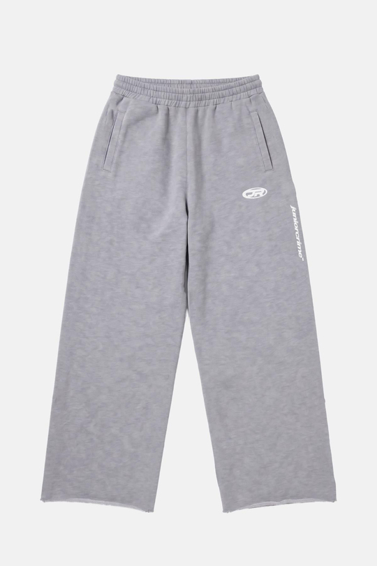JR Nakışlı Gri Baggy Eşofman