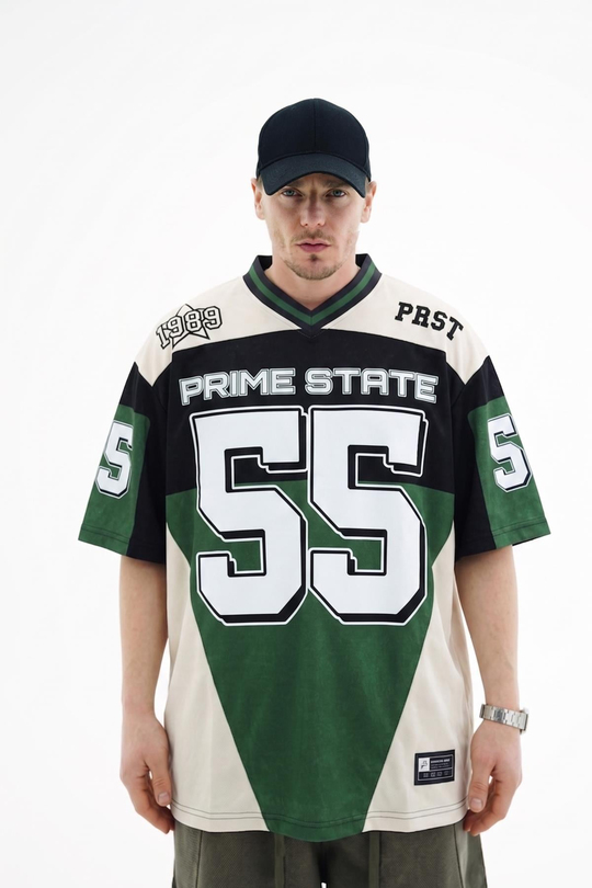 Prime Baskılı Oversize Forma Tshirt JC01 26Y194