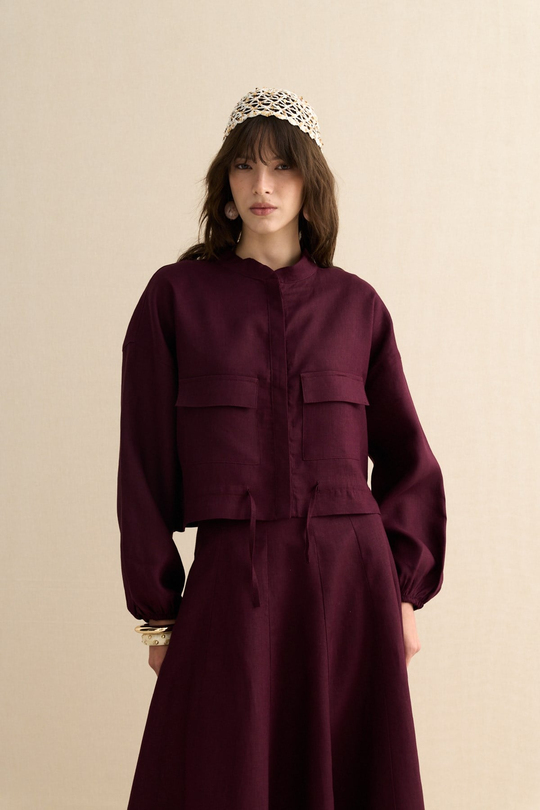KETEN BOMBER CEKET BORDO