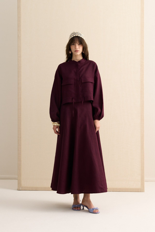 KETEN BOMBER CEKET BORDO