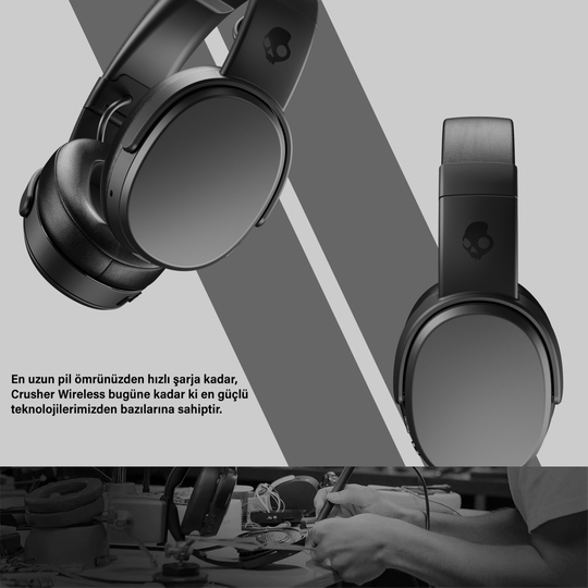 Skullcandy Crusher Wireless ヘッドホン Skullcandy Crusher ANC2 ノイズキャンセリング ワイヤレスヘッドホン