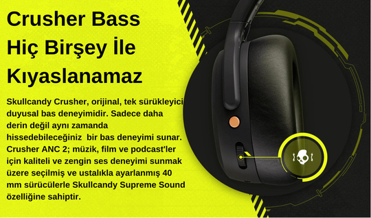 Skullcandy Crusher Anc 2 Kablosuz Kulaklık Plasma