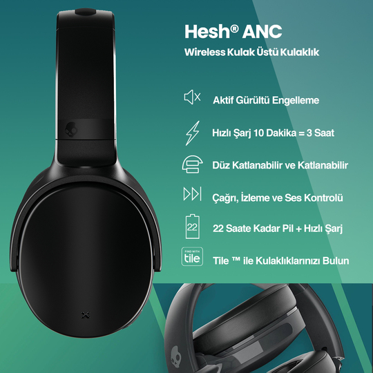 Hesh ANC Wireless Kulak Üstü Kulaklık