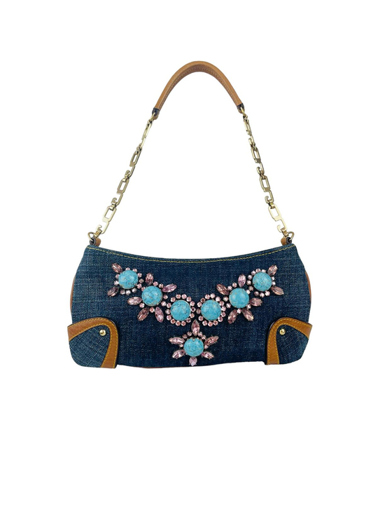 DENIM SHOULDER BAG