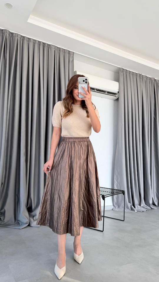 Karen Midi Boy Deri Etek