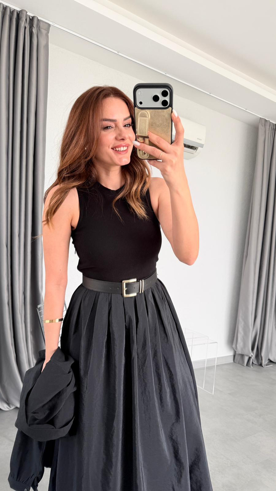 Gömlekli Elbise Takım