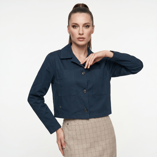 BLUCeket / MontBLU Çift Büyük Cep Mont