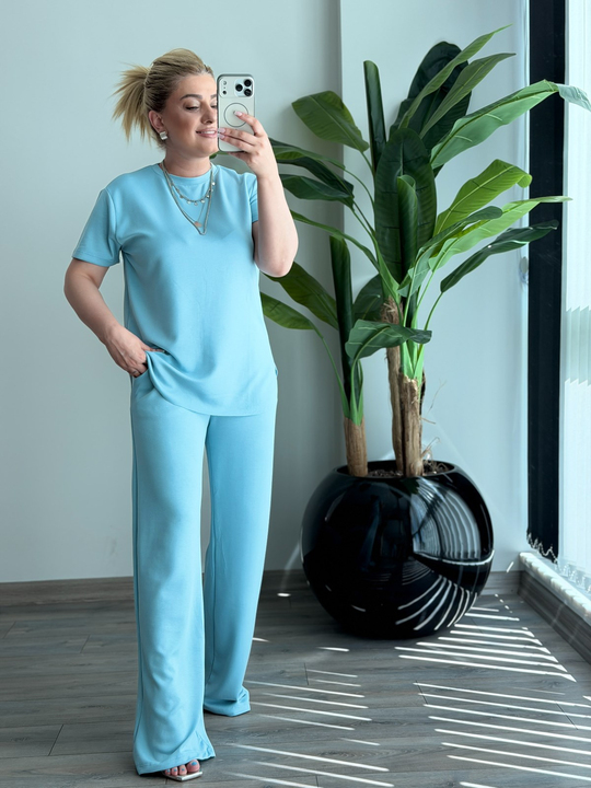 Basic İkili Modal Takım BEBE MAVİ