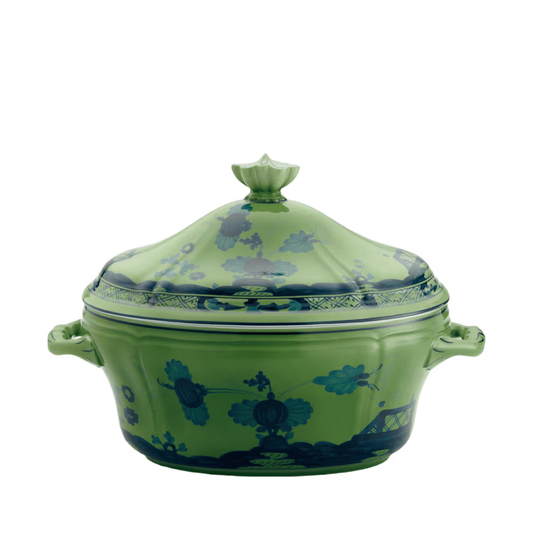Ginori 1735 -Oriente Italiano Malachite Çorba Tenceresi 3,85 lt
