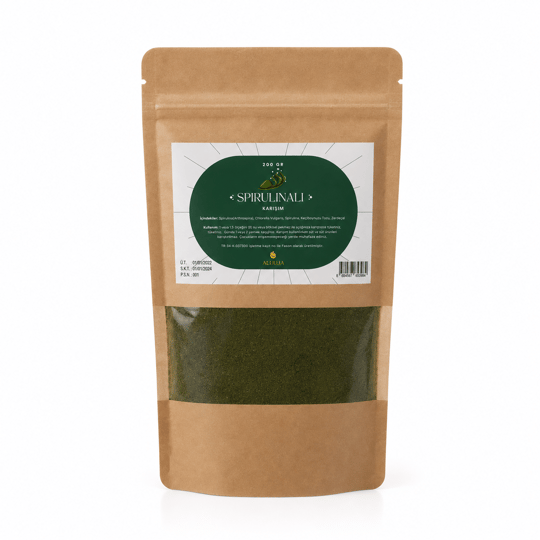 Bitkisel Organik Spirulinalı Toz Karışımı 200 Gr.
