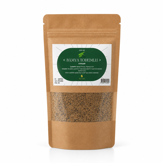 Bamya Tohumlu Bitkisel Toz Karışımı 200 Gr.