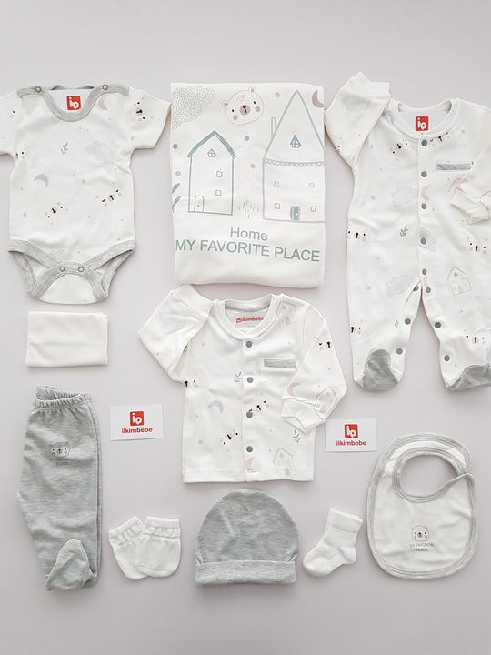 Bulutlu Ayı 10lu Set - ERKEK BEBEK