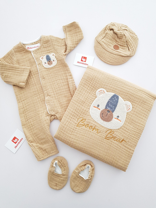 Müslin Tulumlu Set - ERKEK BEBEK