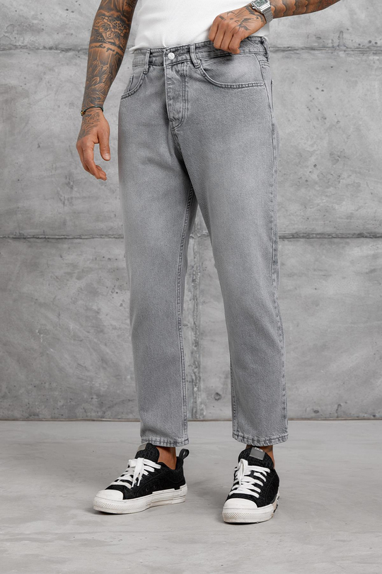 Açık Gri MB BOYFRIEND JEAN PANTOLON