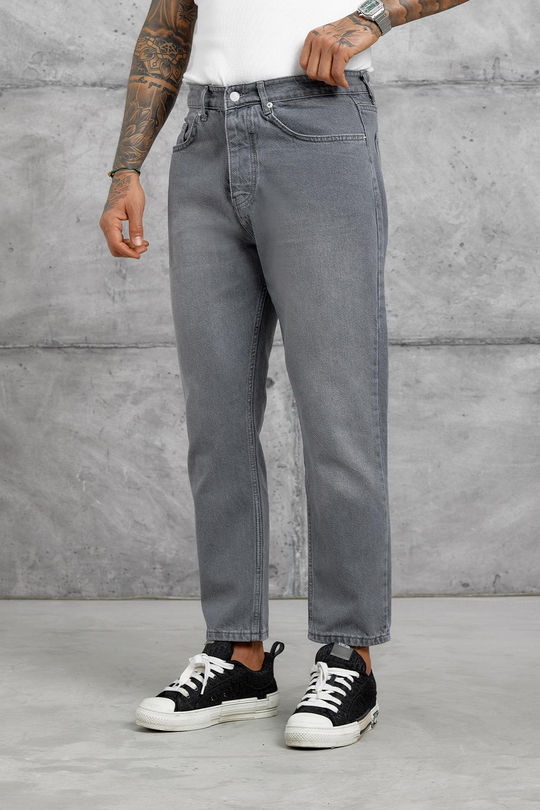 Gri MB BOYFRIEND JEAN PANTOLON