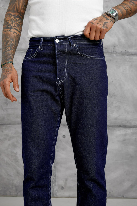 Koyu Lacivert MB BOYFRIEND JEAN PANTOLON