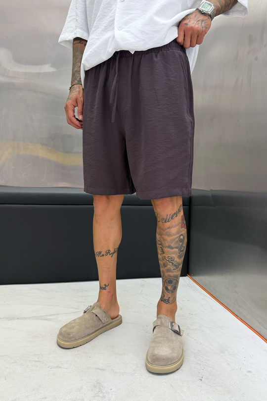 Mürdüm MODAL KUMAŞ OVERSIZE ŞORT