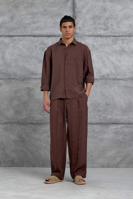 Lacivert 512 Modal Kumaş Oversize Takım Alt Üst