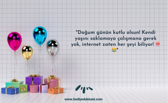 En Komik Doğum Günü Mesajı Örnekleri #2024