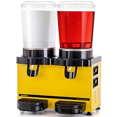 すみ助 Samixir 40.SSI Klasik Twin Soğuk İçecek Dispenseri, 20+20 L
