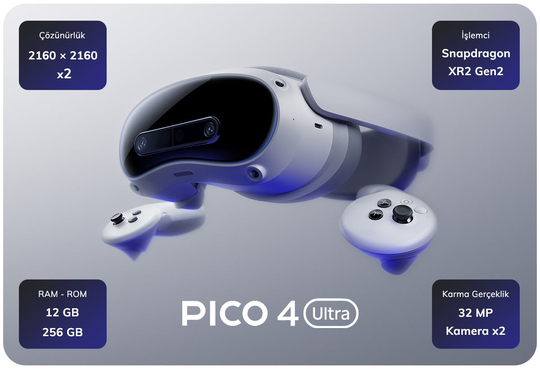 PICO 4 Ultra VR - MR Başlığı 256 GB Fiyatı, Satın Alma Seçenekleri