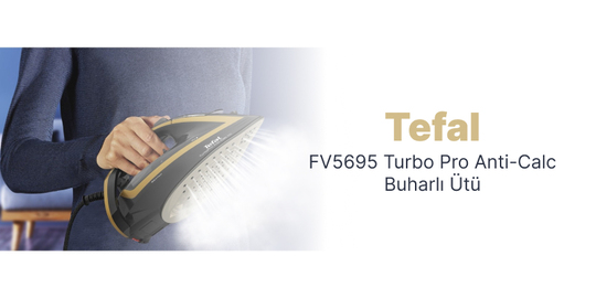 En Ucuz Tefal Turbo Pro Buharlı Ütü Kireç Avcısı 3000W FV5696 | Depohaus