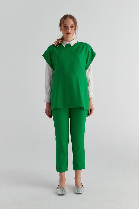 İkili Süveter Takım Ördek Yeşili