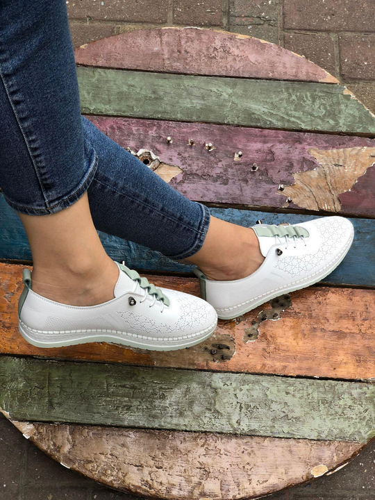 Buğra erol Hakiki Deri Ortopedik slikon yumuşak tabanlı ayakkabı truva-t81