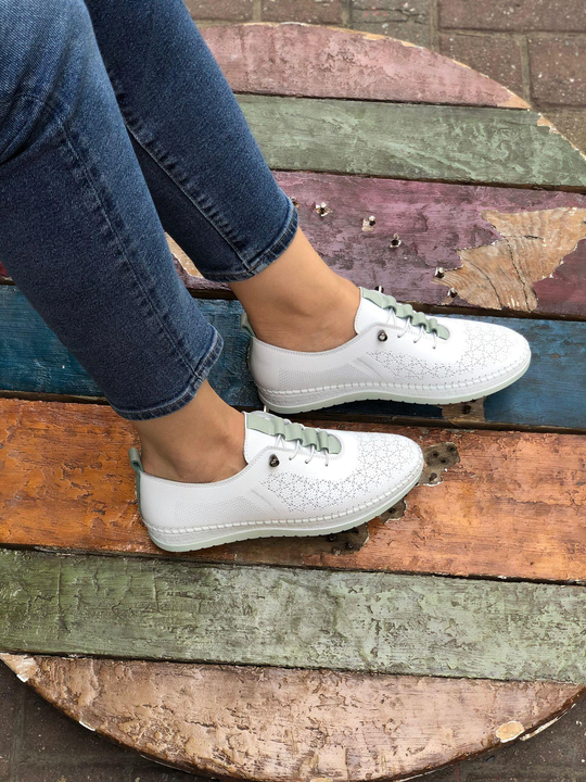 Buğra erol Hakiki Deri Ortopedik slikon yumuşak tabanlı ayakkabı truva-t81