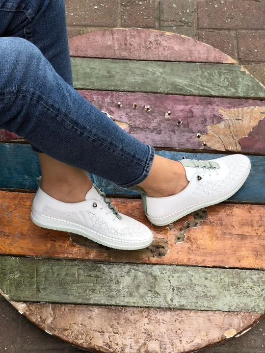 Buğra erol Hakiki Deri Ortopedik slikon yumuşak tabanlı ayakkabı truva-t81