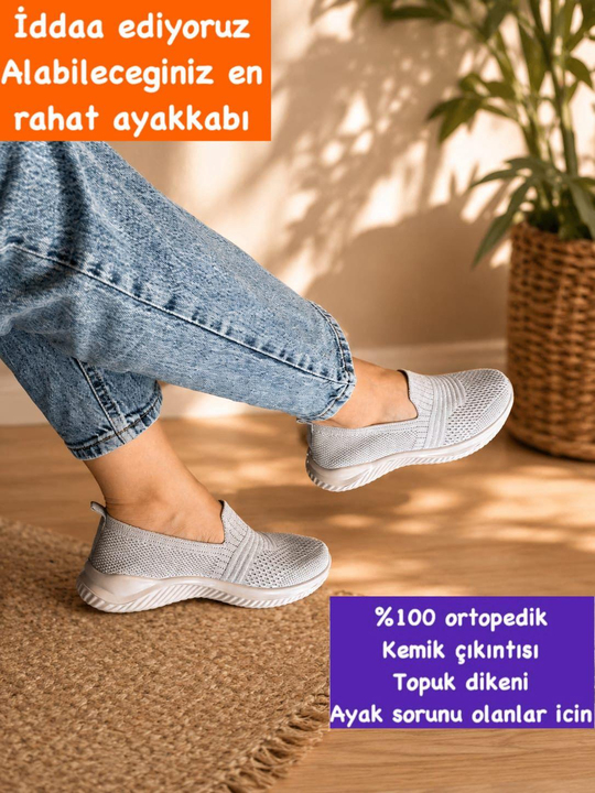 Buğra Erol Ortopedik HafızalıTaban  Ayakkabı silver gabi