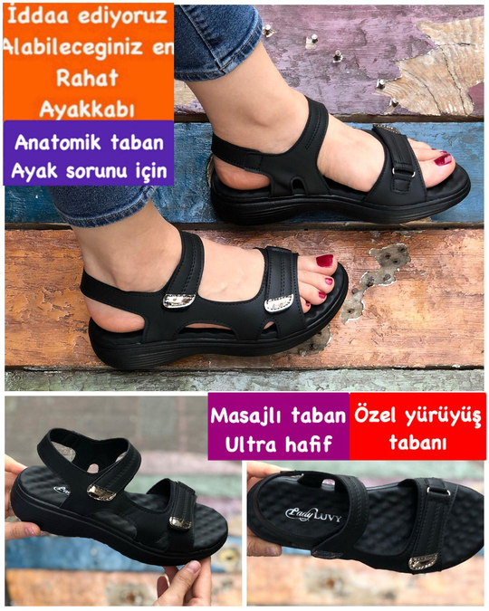Buğra erol ortopedik tabanlı sandalet divupras-1026