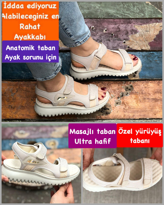 Buğra erol ortopedik tabanlı sandalet cupra-1026