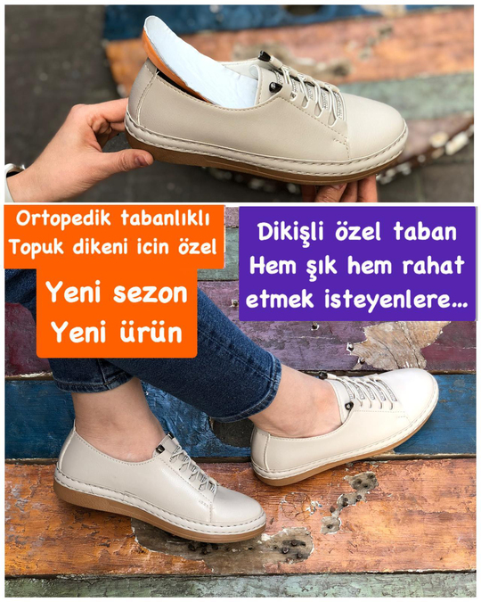Buğra erol Ortopedik Tabanlıklı Ayakkabı lorrin mink-1097