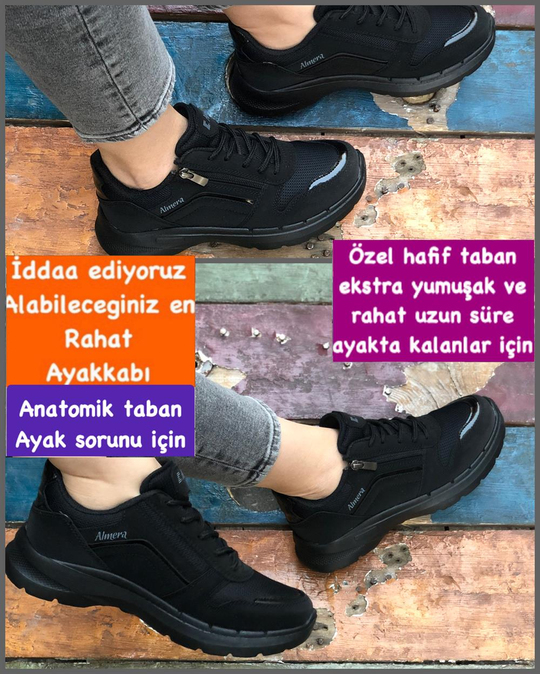 Buğra erol Ortopedik Tabanlıklı Spor Ayakkabı canalme