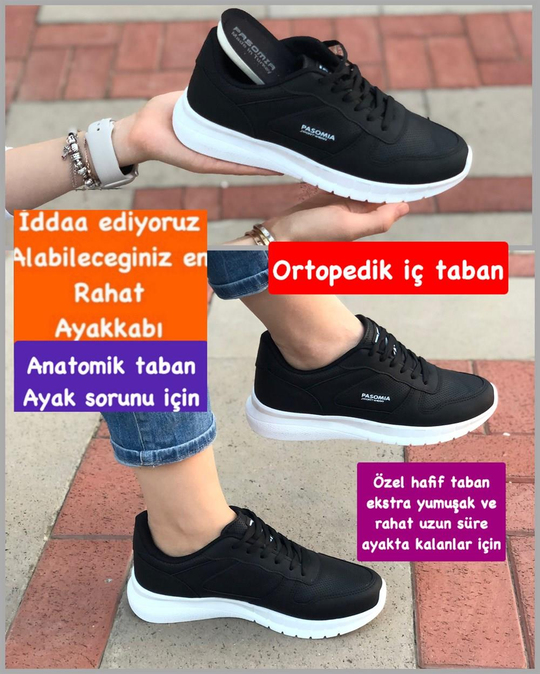 Buğra erol Ortopedik Tabanlıklı Spor Ayakkabı psos