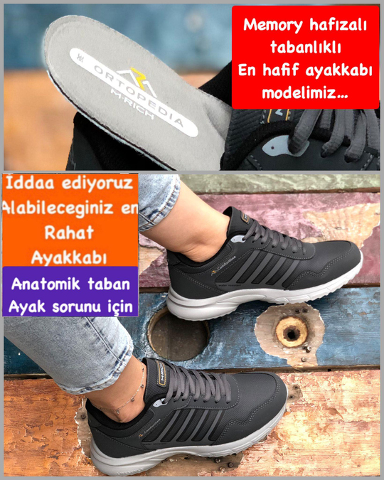 Buğra erol Ortopedik Tabanlıklı Spor Ayakkabı ares