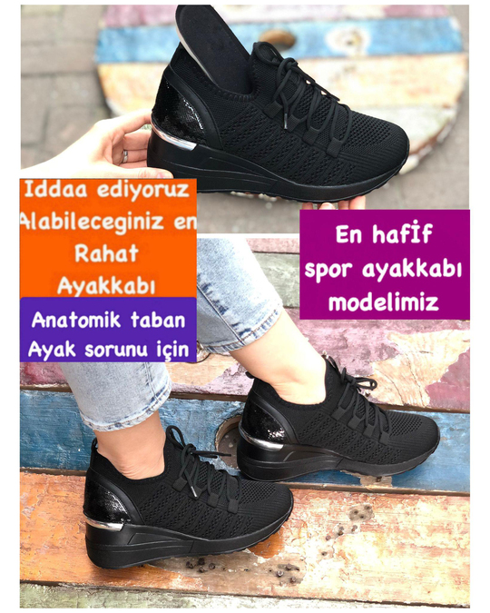Buğra erol Ortopedik Tabanlıklı Spor Ayakkabı nurpe-124