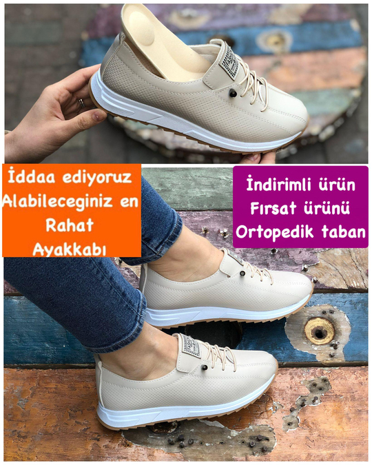 Buğra erol Ortopedik Tabanlıklı Spor Ayakkabı kude-513