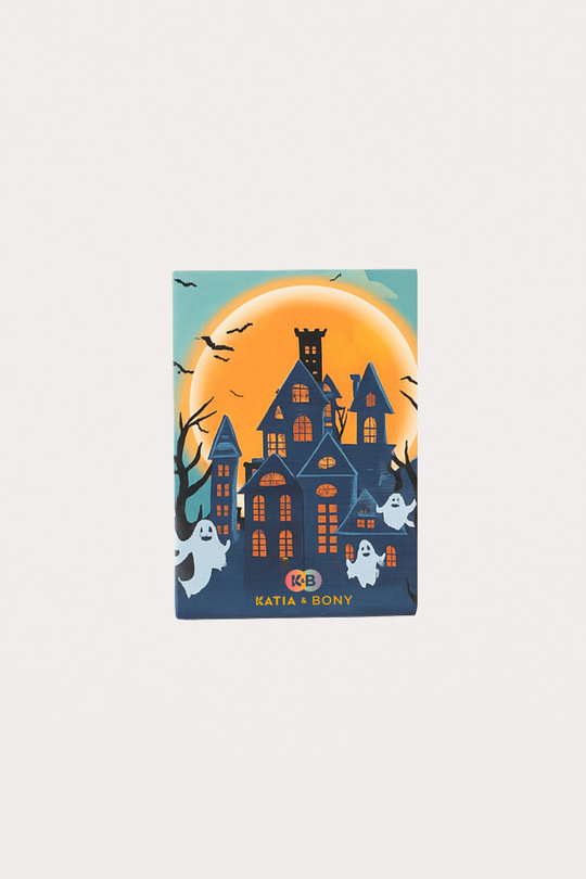 Unisex Halloween Desenli 3lü Kutulu Soket Çorap 