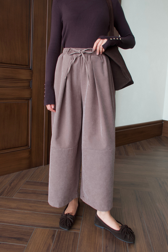 Gabardin Pantolon - KOYU VİZON