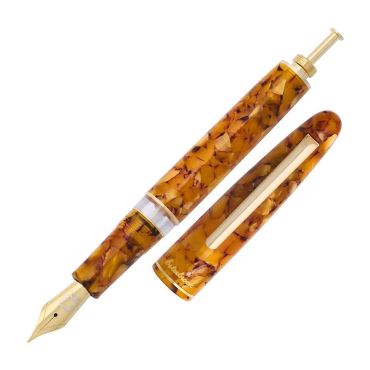 Esterbrook Estie Honeycomb Gold Pistonlu Dolma Kalem Stub 1.1 Uç