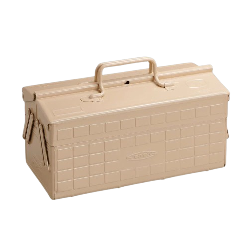 Toyo Steel ST-350 Tool Storage Box Beige Metal Saklama Kutusu