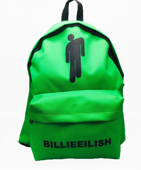 Billie Eilish Yeşil Sırt Çantası